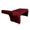 Maca para Estética com Capitonê Luxo Bella Veludo Vermelho - Montanaris Decor MD MONTANARIS DECOR - 4