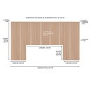Ver imagem 6 de Ripas para Cabeceira de Cama Casal/Queen/King 240cm Amarelo