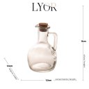 Ver imagem 5 de Galheteiro de Vidro com Tampa de Rolha 180ml Lyor