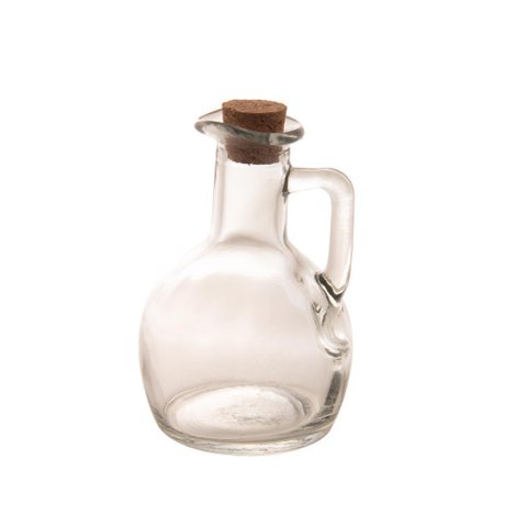 Galheteiro de Vidro com Tampa de Rolha 180ml Lyor