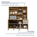 Ver mais imagens de Armário de Cozinha 6 Portas 3 Gavetas Agata