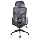 Ver imagem 1 de Cadeira Escritório Nr-17 Everest Presidente C- Braços Fratini Encosto Tela Mesh Preta Base Rodí