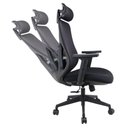 Ver imagem 3 de Cadeira Escritório Nr-17 Everest Presidente C- Braços Fratini Encosto Tela Mesh Preta Base Rodí