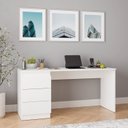 Ver imagem 1 de Escrivaninha Mesa Escritório 163cm 3 Gavetas Hera CabeCasa MadeiraOriginals