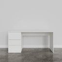 Ver mais imagens de Escrivaninha Planejada Mesa Escritório Hera 3 Gavetas 163cm CabeCasa MadeiraOriginals Algodão Branco