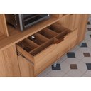 Ver imagem 3 de Armário de Cozinha Astra 10 Portas 4 Gavetas Jequitibá - Lukaliam
