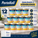 Ver imagem 1 de Kit 12 Rejunte Multiuso Epóxi Branco Porto Koll 1kg