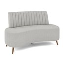 Ver imagem 7 de Sofá Living Decorativo 2 Lugares 1,35M Katara Cinza Bouclê G33 - Gran Belo
