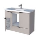 Ver imagem 2 de Gabinete para Banheiro com Cuba em Márimore Sintético 78,8cm