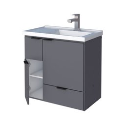 Gabinete para Banheiro com Cuba em Márimore Sintético 59,6cm  - 8