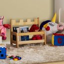 Ver imagem 1 de Prateleira Porta Livros Infantil Montessori Castelo Casatema MadeiraOriginals