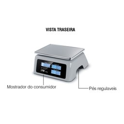 Balança Toledo BC200W À Prova D'água 32Kg Com Bateria - 3