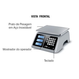 Balança Toledo BC200W À Prova D'água 32Kg Com Bateria - 2
