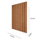 Ver imagem 2 de Painel Ripado 60cm Freijo - Mgm