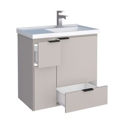 Gabinete para Banheiro com Cuba em Márimore Sintético 59,6cm  - 7