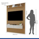 Ver imagem 6 de Painel para TV até 50 Polegadas MDF 134CMX218CM Frisado Curitiba Marrom