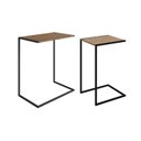 Ver imagem 2 de Conjunto 2 Mesas Laterais Industrial 