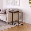 Ver imagem 1 de Conjunto 2 Mesas Laterais Industrial 