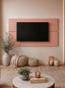 Ver imagem 1 de Painel para TV 180cm Retro MDF Rosa Dallas - On Móveis