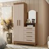 Cômoda com Espelho 2 Portas 4 Gavetas Capri Albatroz Móveis - 2