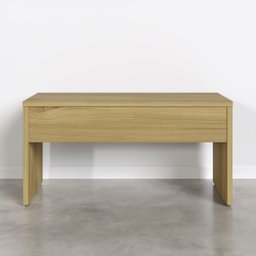 Mesa de Escritório em Tamburato Acabamento em BP 150cm Ficus CabeCasa MadeiraMadeira - 13