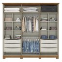 Ver imagem 2 de Guarda Roupa Casal Andréas 6 Portas Nature Off White - Henn