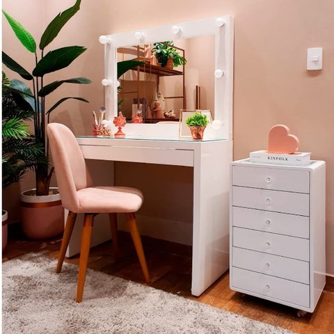 Organizador C/ Rodizio S/ Corrediça - Branco