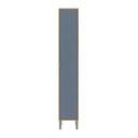 Ver imagem 5 de Paneleiro Simples com 1 Porta Colors Azul/Freijó/Secreto