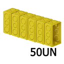 Ver imagem 2 de Kit 50un Caixa 4x2 Tigre Amarela