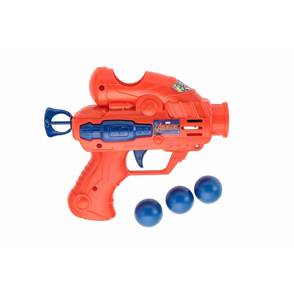 Pistola Lança Bolas Avengers Etitoys - 2