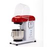 Batedeira Planetária 6L Profissional Motor 1000w Bivolt Maná Branco/Vermelho - 4