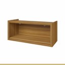Ver imagem 4 de Armário de Cozinha Aéreo 80cm 1 Porta Basculante Burguesa Premuim 100% MDF Cinza/Freijó/Grafite