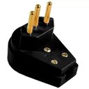 Ver imagem 1 de Kit 2 Pino Plug Macho Gigante Bipolar 2p +t 20a 250v Ilumi Cor:preto