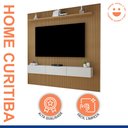 Ver imagem 2 de Painel para TV até 75 Polegadas MDF 224CMX218CM Frisado Curitiba Marrom