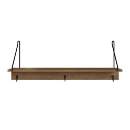 Conjunto Prateleira Decorativa com Sapateira banco Industrial  - 4