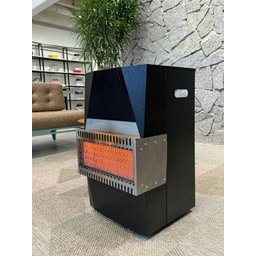Aquecedor de Ambiente Lareira à Gás GLP AQGLP Saro Preto - 1