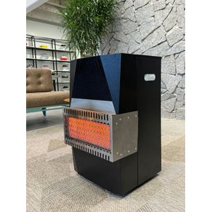 Aquecedor de Ambiente Lareira à Gás GLP AQGLP Saro Preto