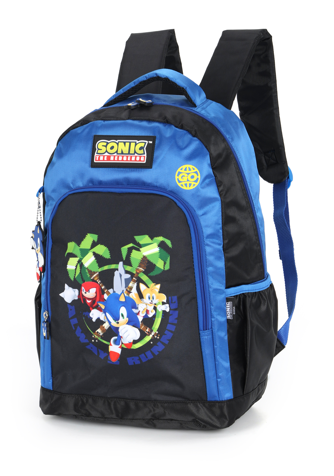 Mochila Costa Juvenil Sonic Original Luxo Ms46954:azul - 3