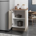 Ver imagem 4 de Balcão 2 Portas 60cm com Tampo com Rodapé Ipanema CabeCasa MadeiraOriginals