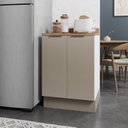 Ver imagem 1 de Balcão 2 Portas 60cm com Tampo com Rodapé Ipanema CabeCasa MadeiraOriginals