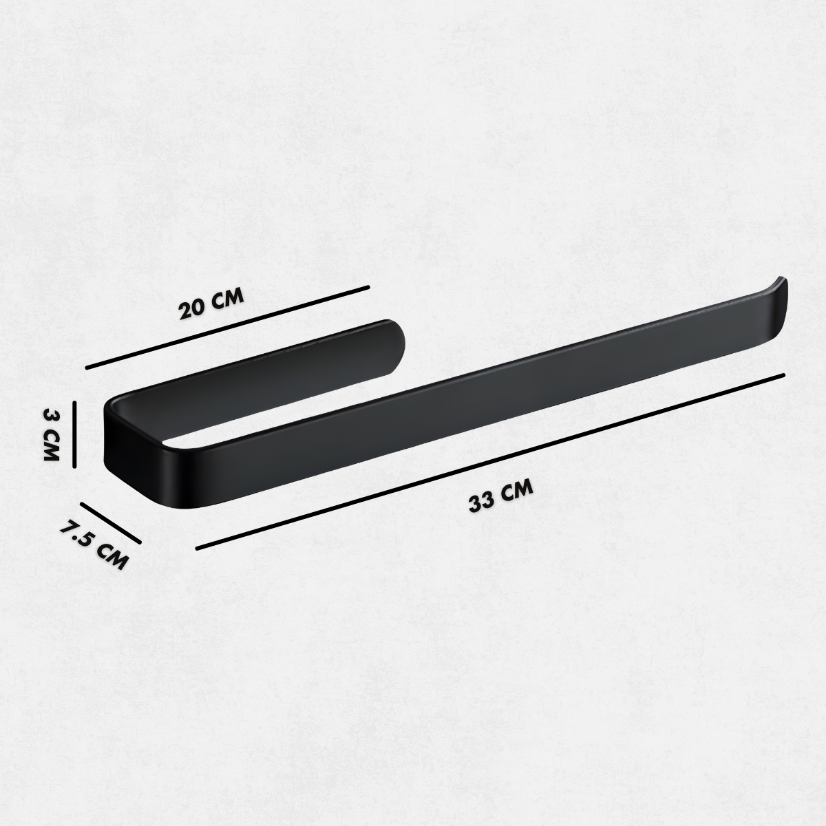 Suporte Multiuso Papel Toalha com Adesivo para Parede - 2