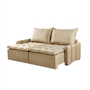 Ver imagem 3 de Sofa Orfeu 2.20 Nobly Linho Bege