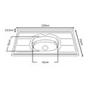 Ver imagem 7 de Cozinha Modulada 5 Peças Balcão com Pia 120cm Andréia Branco - AJL Móveis