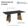 Mesa para Escritório Diretor Presidente 180cm Tampo de Vidro 5388 Madesa - 4