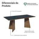Ver imagem 4 de Mesa para Escritório Diretor Presidente 180cm Tampo de Vidro 5388 Madesa