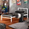 Cama De Ferro Vintage Solteiro 0.78 Branca Jane Shop JM - 1