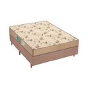 Ver imagem 1 de Cama Box Casal: Colchão Espuma D45 Polar Pérola Clean + Base Crc Rústico Clean(138x188)