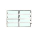 Ver imagem 1 de Vitro Basculante 2 Seções de Alumínio Branco 80x150