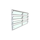 Ver imagem 2 de Vitro Basculante 2 Seções de Alumínio Branco 80x150