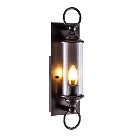 Arandela Colonial Alteza Marrom 44,5cm 1e27 Ip20 Galaxy Led